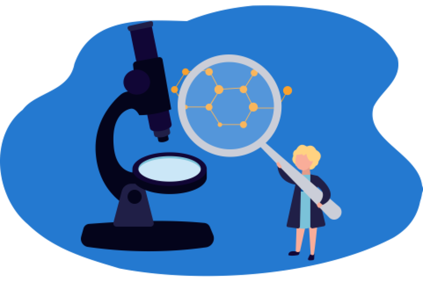 ilustração sobre pesquisa e investigação